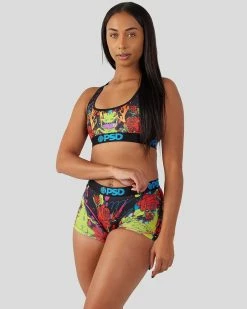 PSD Underwear Rugrats - Reptar Roses -US women’s Sales 2022 123480032 BLK 3