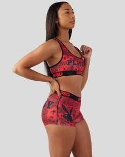 PSD Underwear Playboy - Paisely -US women’s Sales 2022 1234T1005 RED 3