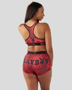 PSD Underwear Playboy - Paisely -US women’s Sales 2022 1234T1005 RED 4