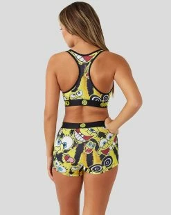 PSD Underwear SpongeBob SquarePants - Dye All Over -US women’s Sales 2022 1234T1010 BLK 4