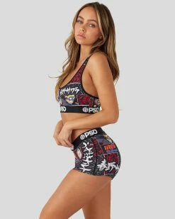 PSD Underwear Naruto - Duo -US women’s Sales 2022 1234T1018 BLK 3