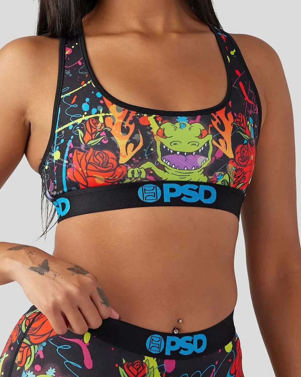 PSD Underwear Rugrats - Reptar Roses 2 PSD Underwear Rugrats - Reptar Roses - Image 2