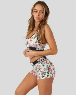 PSD Underwear Blissful Floral -US women’s Sales 2022 1234T1053 WHT 4