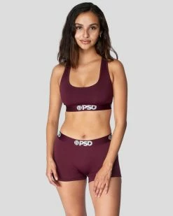 PSD Underwear Solids - Burgundy