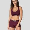 PSD Underwear Solids - Burgundy