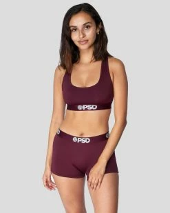 PSD Underwear Solids - Burgundy