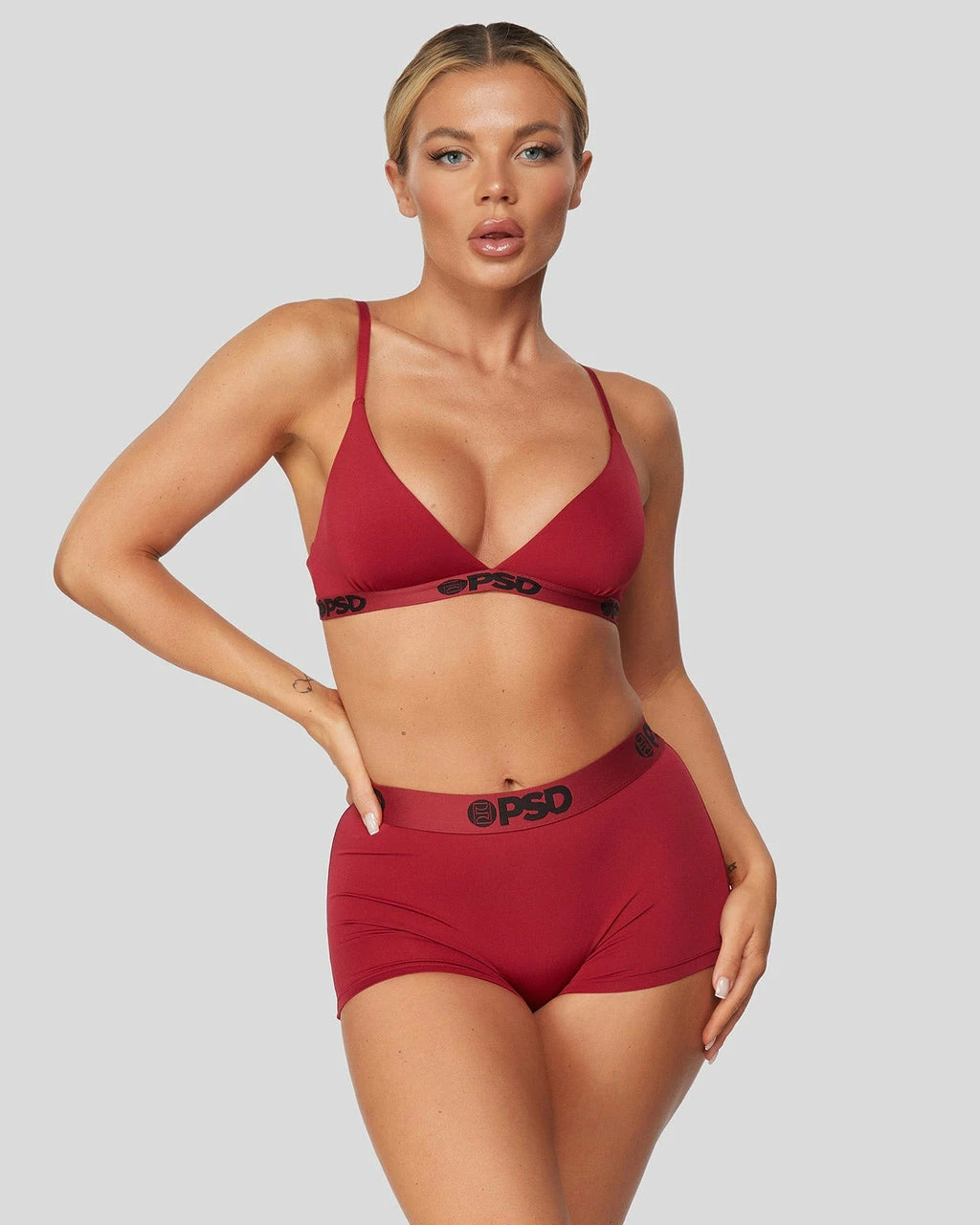 PSD Underwear Solids - Maroon 1 PSD Underwear Solids - Maroon