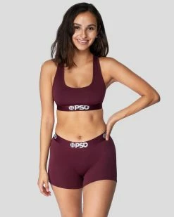 PSD Underwear Solids - Burgundy