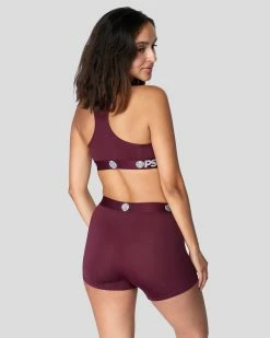 PSD Underwear Solids - Burgundy -US women’s Sales 2022 322480115 BUR 3
