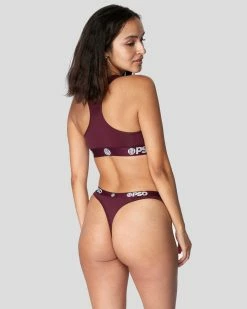 PSD Underwear Solids - Burgundy -US women’s Sales 2022 322480117 BUR 3