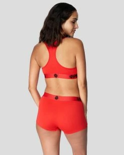 PSD Underwear Modal Solids - Red -US women’s Sales 2022 322480118 RED 3