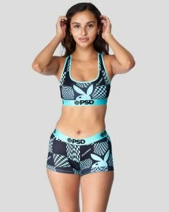 PSD Underwear Playboy - Warp Check Teal