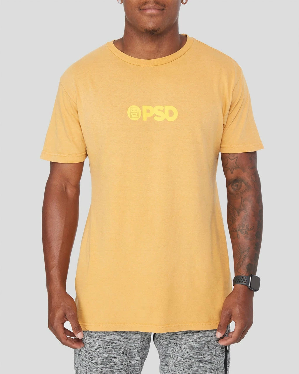 PSD Underwear Gold Mustard Tee 1 PSD Underwear Gold Mustard Tee