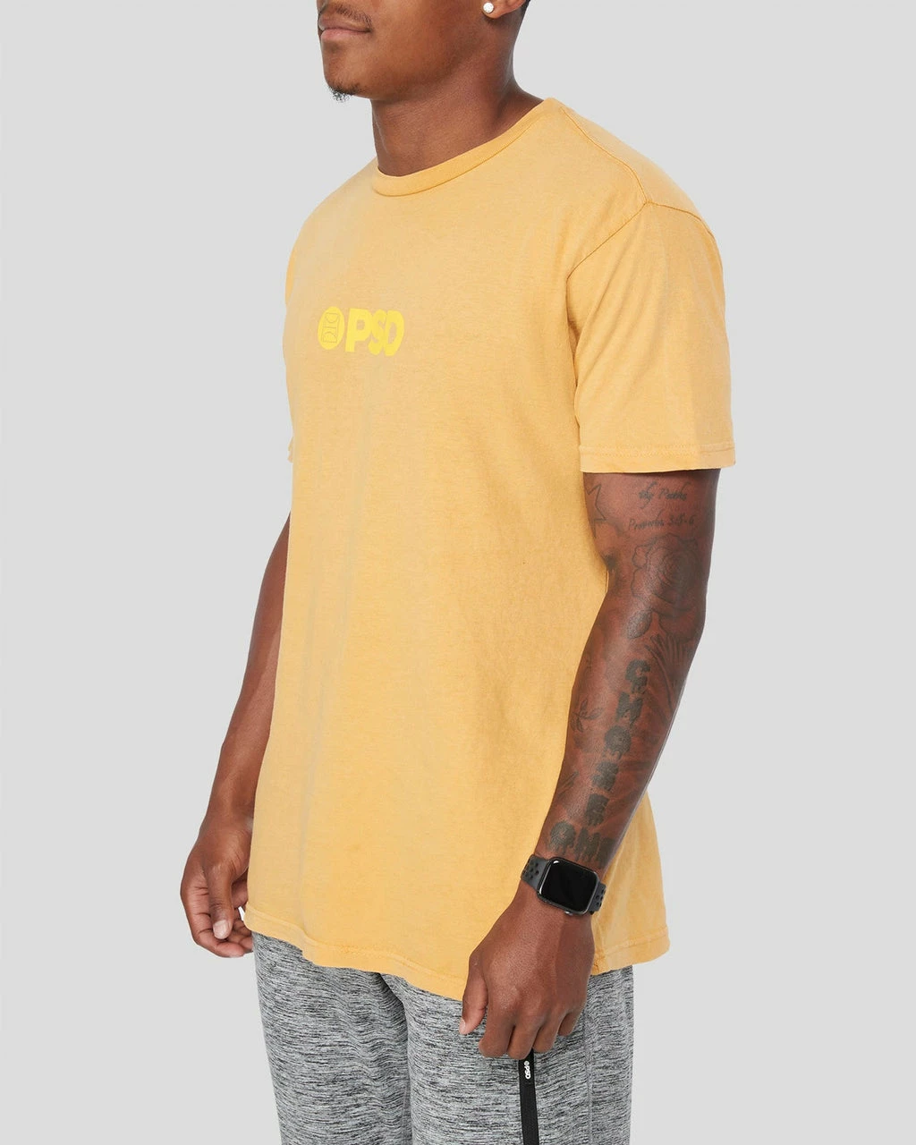 PSD Underwear Gold Mustard Tee 2 PSD Underwear Gold Mustard Tee - Image 2