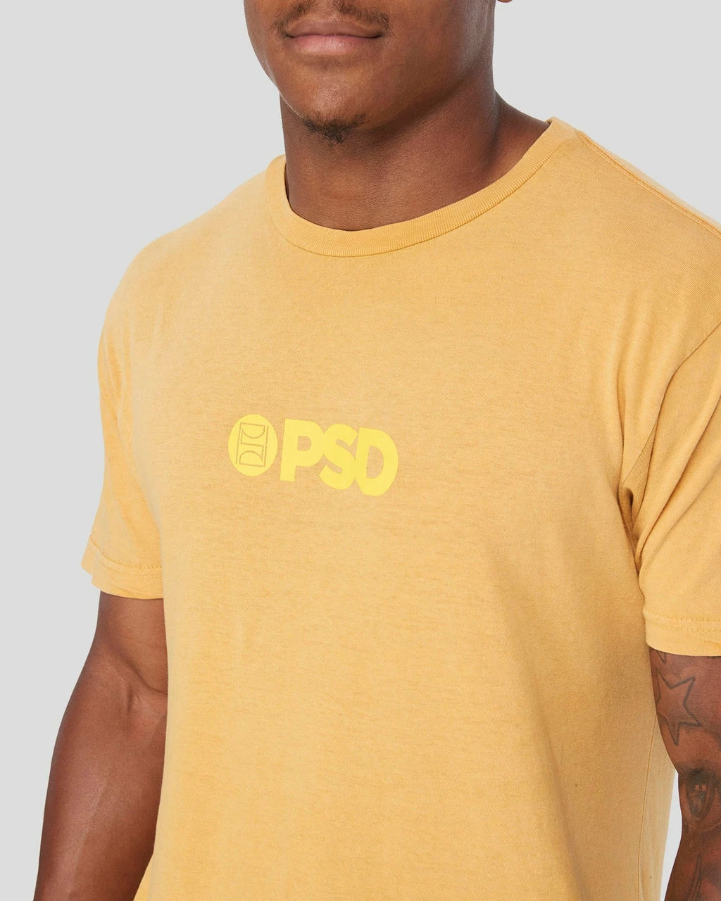 PSD Underwear Gold Mustard Tee 5 PSD Underwear Gold Mustard Tee - Image 5