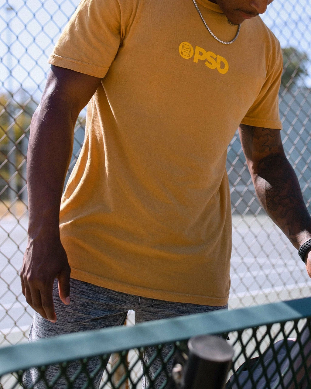 PSD Underwear Gold Mustard Tee 7 PSD Underwear Gold Mustard Tee - Image 7