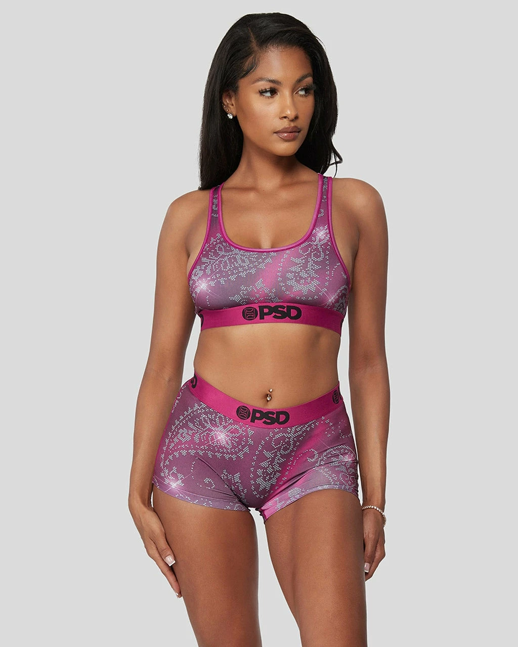 PSD Underwear Fuchsia Ice Paisley 1 PSD Underwear Fuchsia Ice Paisley