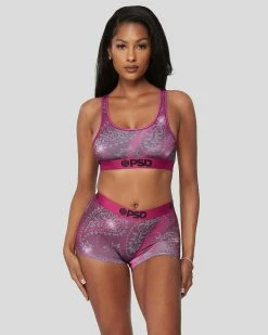 PSD Underwear Fuchsia Ice Paisley