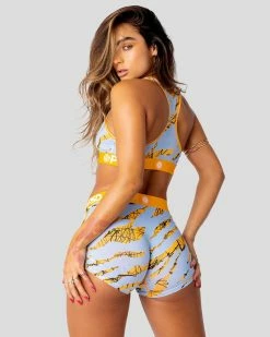 PSD Underwear Sommer Ray - Tiger Scratch -US women’s Sales 2022 4224T1068 YEL 3