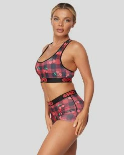 PSD Underwear Cherry Check 6 PSD Underwear Cherry Check -US women’s Sales 2022 4224T1080 RED 2