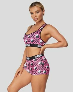 PSD Underwear Ying Yang Checks -US women’s Sales 2022 4224T1082 PNK 2