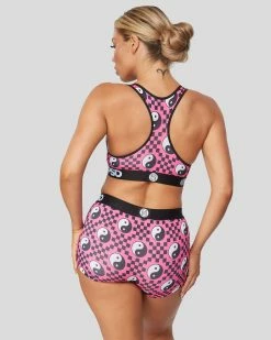 PSD Underwear Ying Yang Checks -US women’s Sales 2022 4224T1082 PNK 3