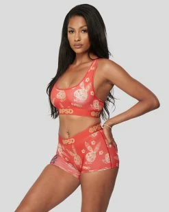 PSD Underwear Playboy - Chinese New Year Red -US women’s Sales 2022 4224T1085 RED 2