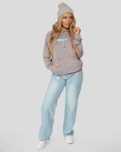 PSD Underwear Aqua Zinc Hoodie -US women’s Sales 2022 psd 0000 4221T1005 GRY 1